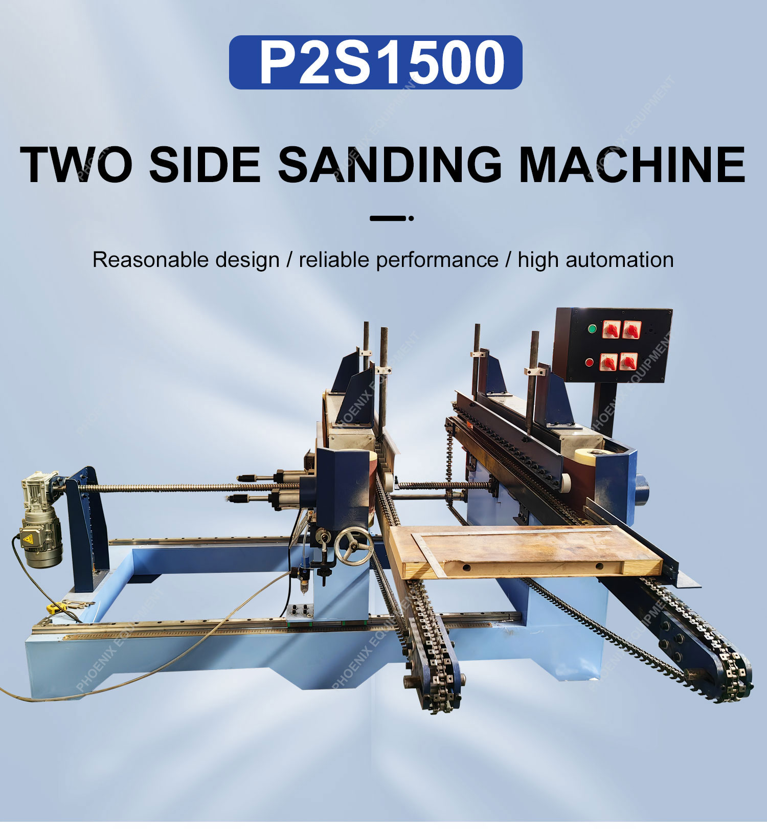 Fully Automatic Double-Sided Linear Sanding Machine for Door Edge Advanced Technology