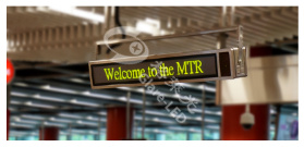 12 Bit Gray Level LED Advertising Display Screen For Traffic Trail Road Passenger