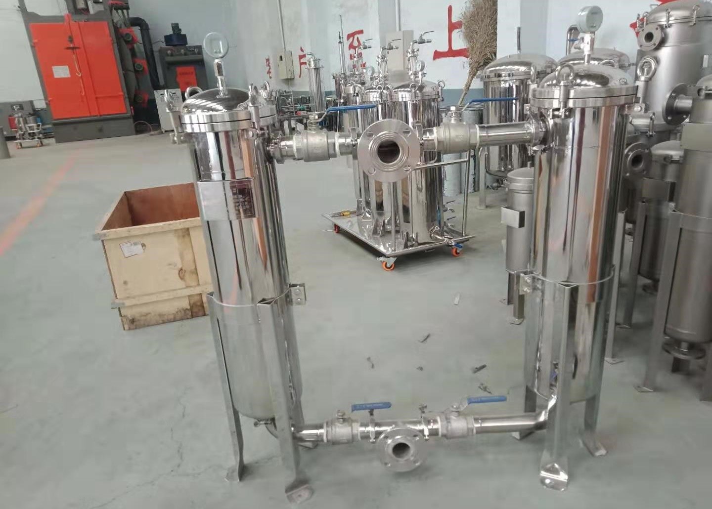 gravity duplex fuel filter assembly for furnace oil Dual Switching Three Way Ball Valve