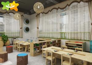 China Initiative Kindergarten Classroom Layout Multi - Area Section Pro Naturalness wholesale