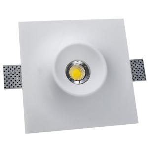 China Gypsum GU10 Trimless LED Downlights For Hotel Lighting wholesale