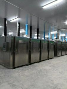 China 50kw Cryogenic Freezing Chamber 5 Bar Air Blast Tunnel Freezer 100kg/H wholesale