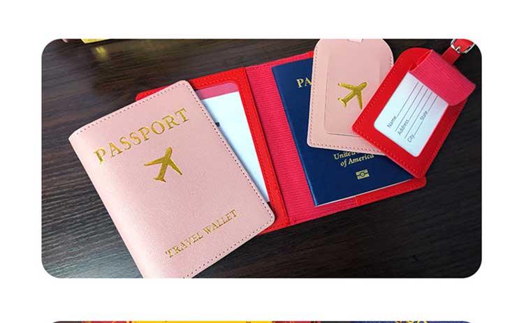 Low MOQ Mix Models Vegan Leather Passport Holder and Suitcase Tag for Smooth B2B Travel