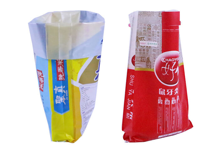 Laminated Livestock Animal Feed Packaging Bags , Polypropylene Feed Sacks