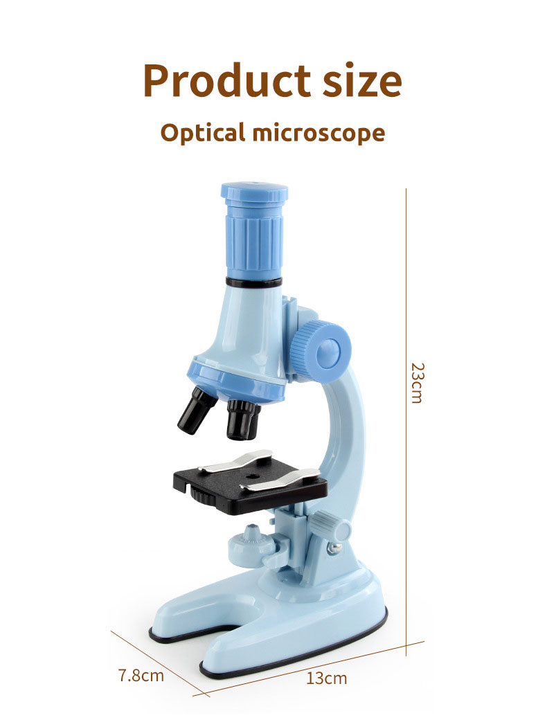 Student Science And Biology Experimental Equipment Plastic 1200 Times Microscope Toy
