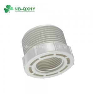 China Customized PVC Thread Plumbing Pipe Fittings Plastic Coupling Nipple Male Adapter wholesale
