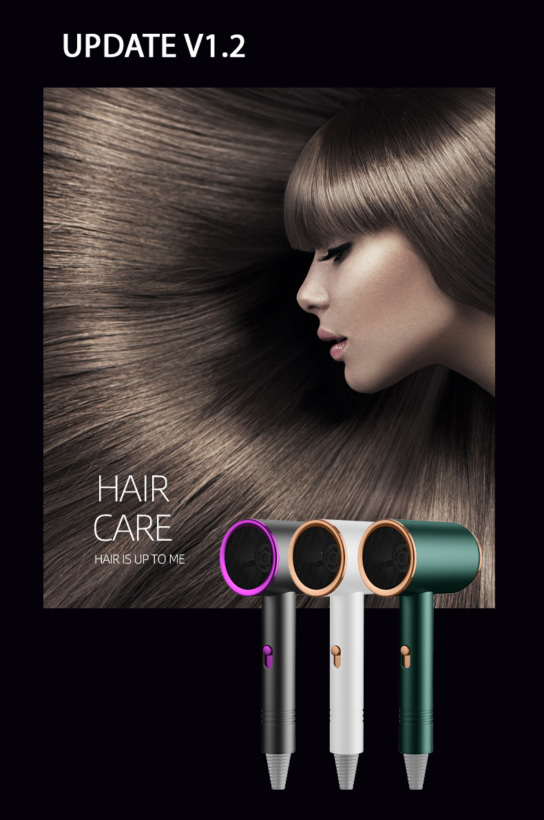 Household Thermostatic Protection Hair Dryer 0.35kg Drying Function Hot and Cold Air