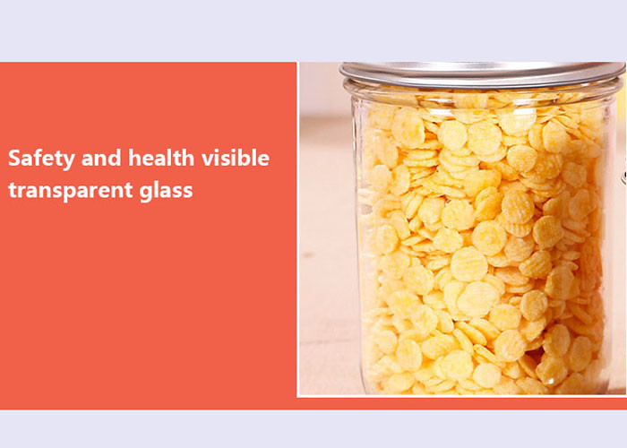 4 Oz Wide Mouth Glass Jars / Wide Mouth Preserving Jars Clear Color