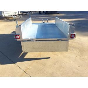 China Heavy Duty Off Road Trailer / Hot Dip 7 X 4 Galvanised Trailer For Outside Camping wholesale