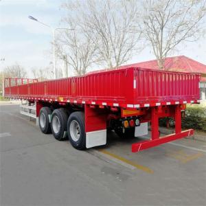 China 40FT Poultry Sand Bags 60Ton Side Wall Semi Trailer wholesale