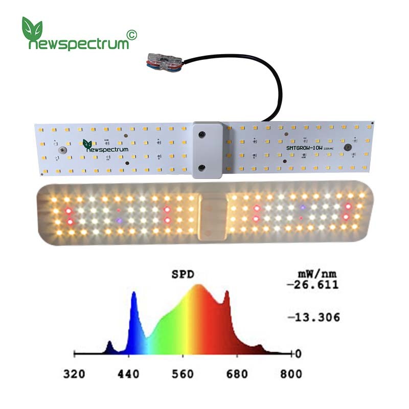 10W LED Grow Plant Lights Bar Full Spectrum Grow Lights For Indoor Plants Greenhouse Flowers Seedlings