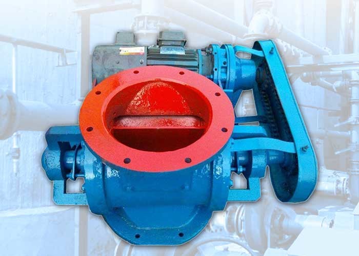Rotary Ash Discharge Powder Feeder Machine Airlock Convenient