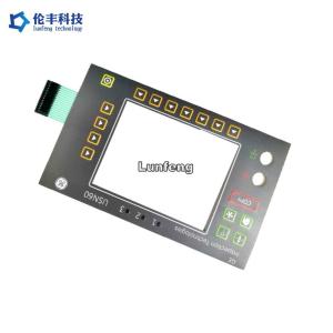 China Backlight LED Membrane Switch , Metal Dome Membrane Switch With Holes wholesale