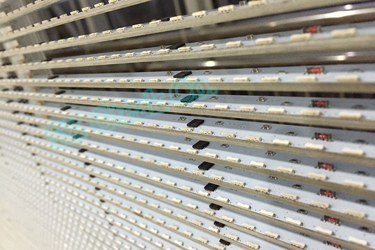 See through transparent led display window advertising