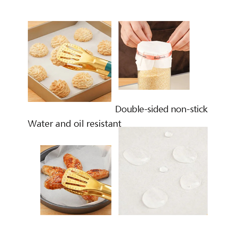 Procurement Festival Exclusive Food Grade Silicone Parchment Paper Roll Brown And White