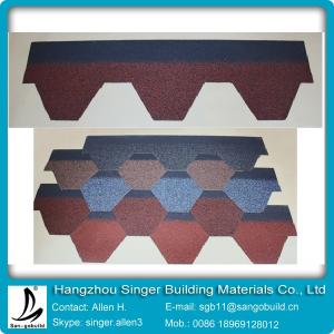 China 5 tab round roof asphalt shingles wholesale
