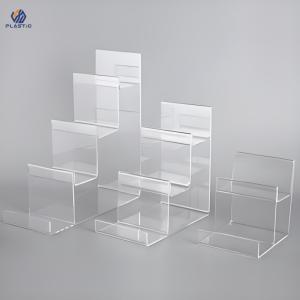 China OEM ODM Acrylic Riser Display Stand Solution Clear Display Shelves For Your Business on sale