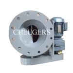 Q235 Steel 0.2mm Rotary Airlock Valve Corn Grits Discharge