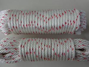China 20 Strands Diamond Braided Rope Solid Braided Polyester Rope wholesale