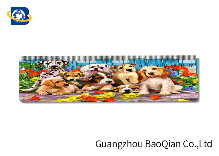 Lovely / Cute Animal Custom Printed Plastic Rulers 3D Printing Service Eco - Friendly