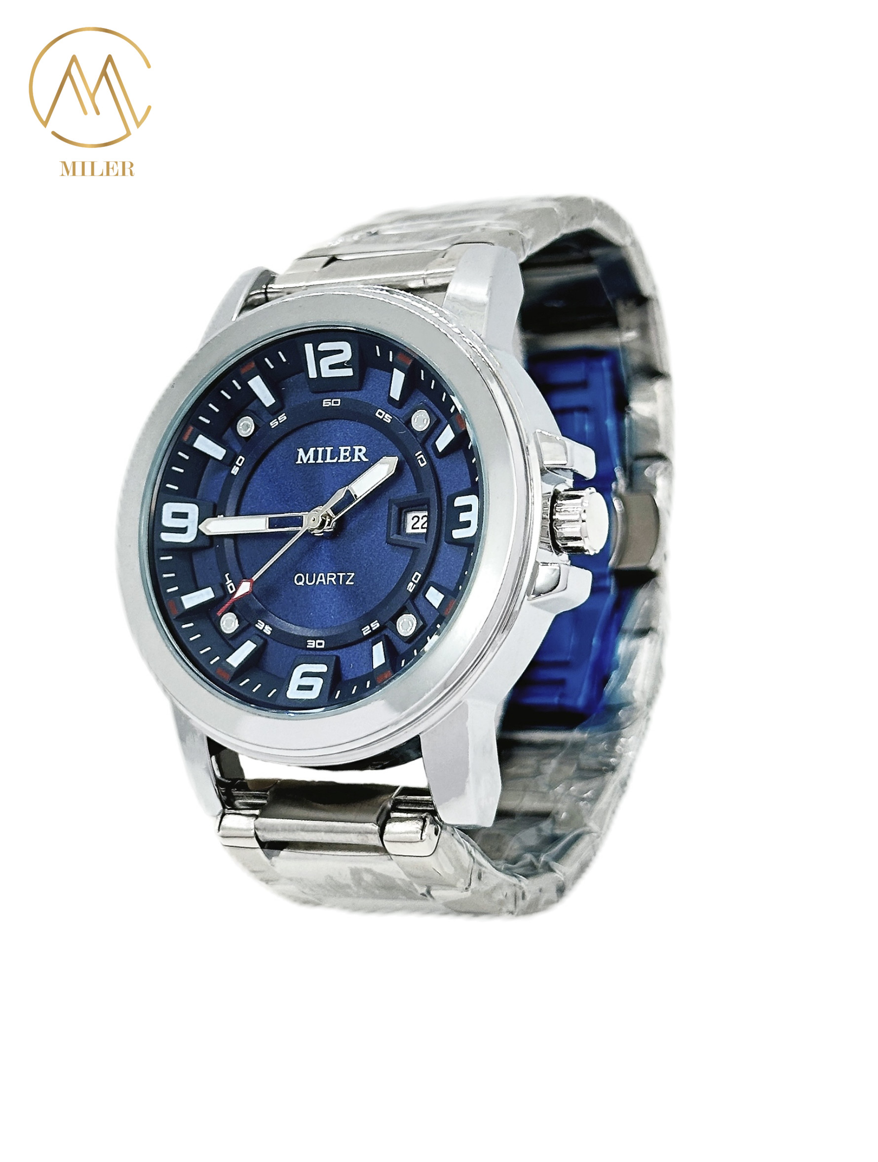 Factory Direct Sale Novelty New Arrival Chronograph Low Price Men Quartz Watches Stainless Steel Band