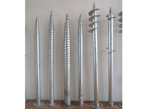 Galvanized Double Leaf Pre Embedded Ground Helical Anchor