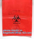 Autoclavable Biohazard Bags, Medical Waste Bags, Self Adhesive Sealing Tape