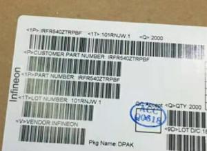 China IRFR540ZTRPBF 100V 35A 39nC Qg N Channel MOSFT Lead Free wholesale