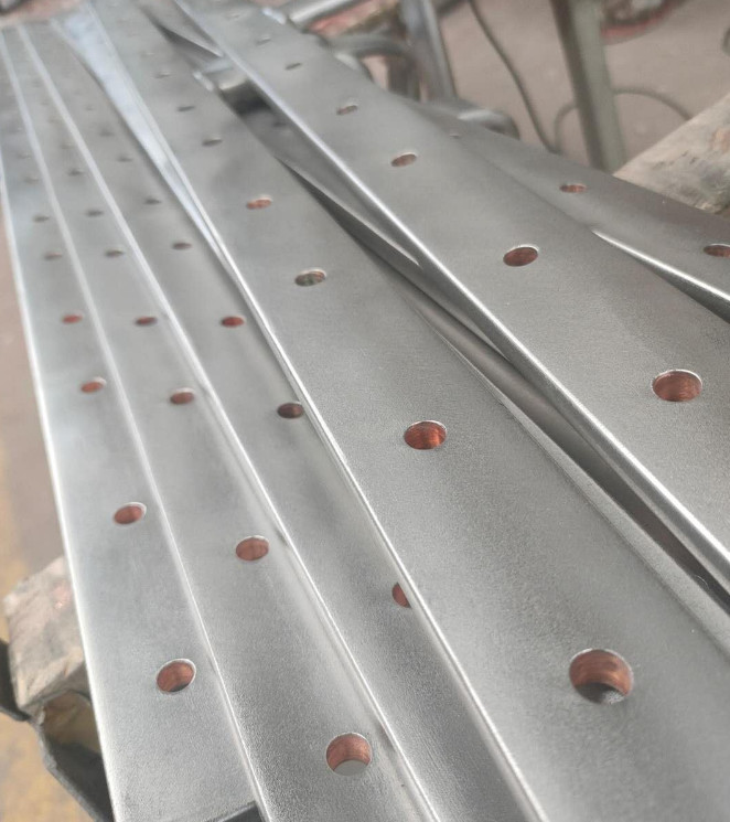 Square Titanium Clad Copper Bar For Electrowinning Electroplating Electrolysis