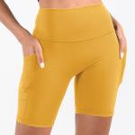 High Waisted Active Yoga Shorts Animal Print Workout Shorts Squat Proof Leopard