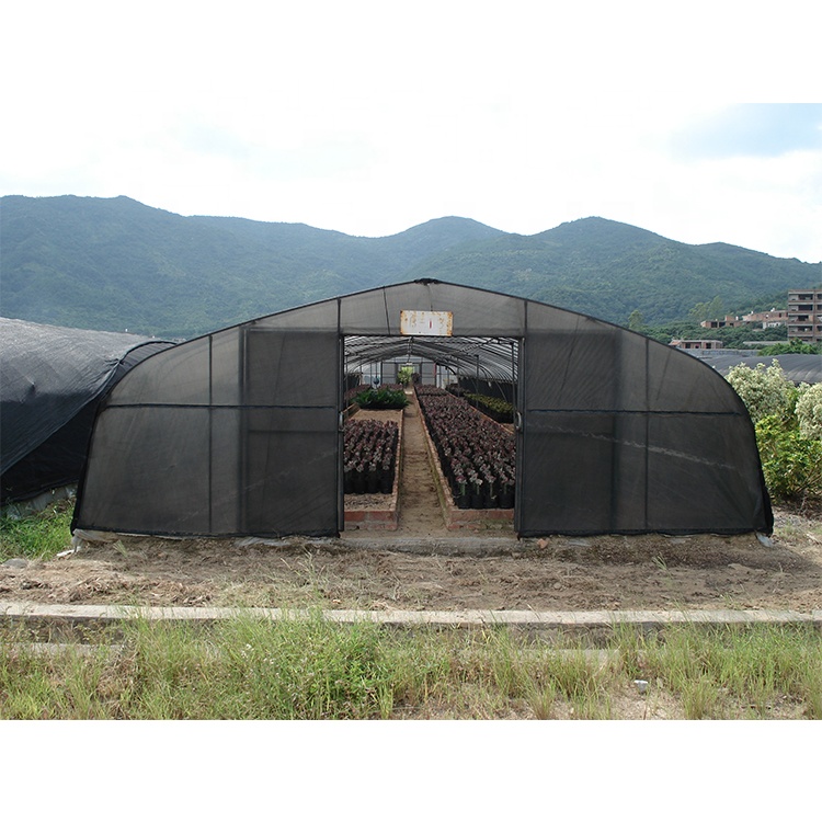 Film Type Agricultural Equipment 10m Tunnel Width Insect Net Greenhouse