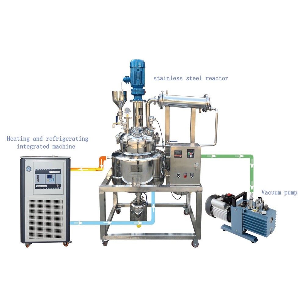 Solvent Plant Extract Machine Automatic Operation Mode Condenser Reactor Extractor