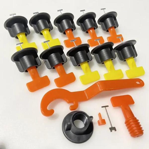 Perfect Alignment Every Time Floor Tile Leveling System With Tile Leveling Installation And Spacers