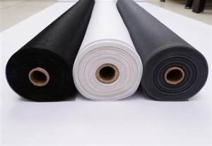 China 18*16 Grey Black And White Fiberglass Mosquito Mesh Glass Fiber Insect Screen wholesale