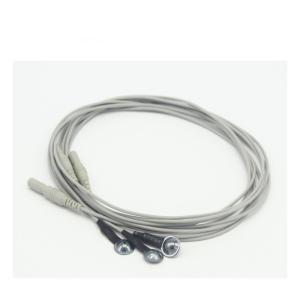 China Waterproof EEG Cable Cup Electrodes Silver Chloride Plated Copper Material wholesale