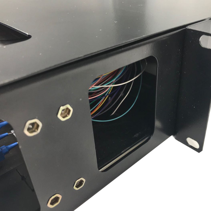 FTTH 96 Port Metal 19 Inch Fiber Optic Terminal Box