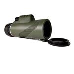 High Power Zoom BAK4 Prism Monocular Outdoor Green 23mm Big Eyepiece