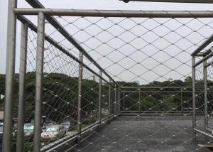 China Aviary 50mm*50mm Wire Rope Mesh Stainless Steel Cable Mesh wholesale