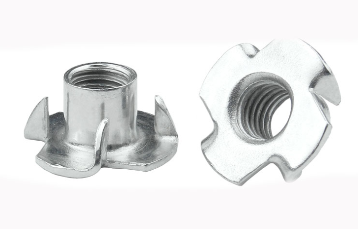 Pronged Tee Blind Furniture Tee Nut Stainless Steel Hardware Furniture Insrt Tee Nuts With Pronge