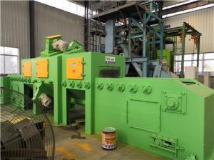 China Aluminum Parts Cleaning Wire Mesh Shot Blasting Machine TUV Approved wholesale