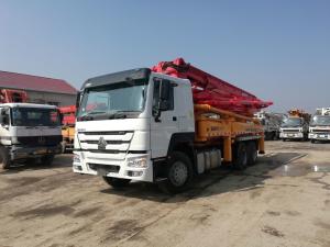 China Used Sany 37m Howo Truck Mounted Concrete Pump Used Big Concrete Pump Truck wholesale