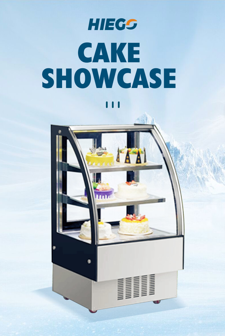 310l 390l Counter Top Cake Display Chiller Stand Refrigerator Table Top Cake Showcase 530l