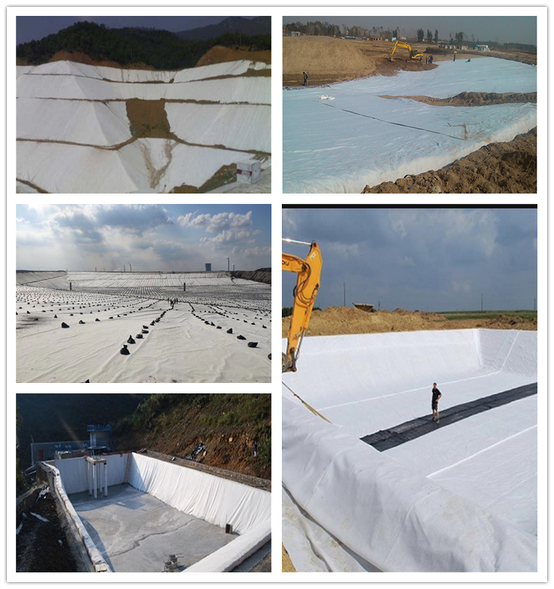 Non-Woven Geotextile for Civil Constructions 100g/sqm-800g/sqm Certificate ISO9001
