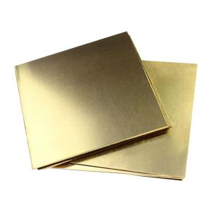 China 2mm Thick Brass Sheet H62 50mm 1mm Copper Plate T1 H59 H59-1 wholesale