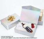 Holographic Silver Gift Boxes, Large Gift Boxes With Lids,Magnetic Closure Gift