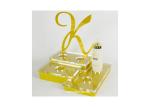 Retail Counter Glitter gold Customized Design Acrylic Cosmetic Display