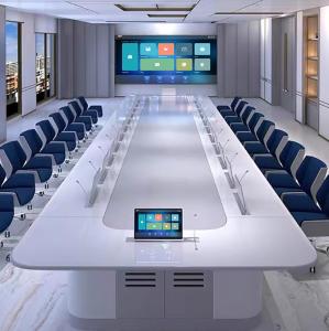 China Electric Computer Elevator Meeting Table Lcd Lift Paperless Meeting System ROHS wholesale