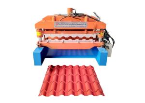 China Bamboo Shape Cold Roll Forming Equipment , Metal Roofing Roll Former Coil Width 1200mm wholesale