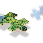 Unisex Paper Floor Puzzle for Kids Oil Painting Jigsaw Puzzle Cultivating