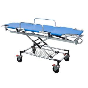 China Aluminum Alloy Emergency Hospital Bed Blue Emergency Stretcher Bed wholesale